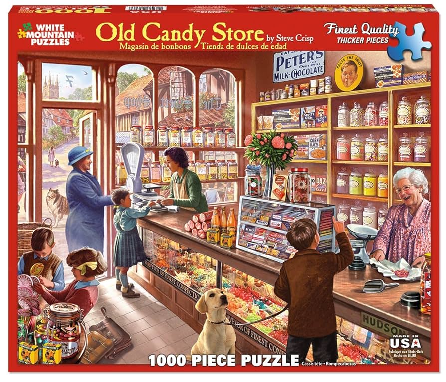 TANITA - Candy shop Amazon.com: White Mountain Puzzles Old Candy Shop - 1000